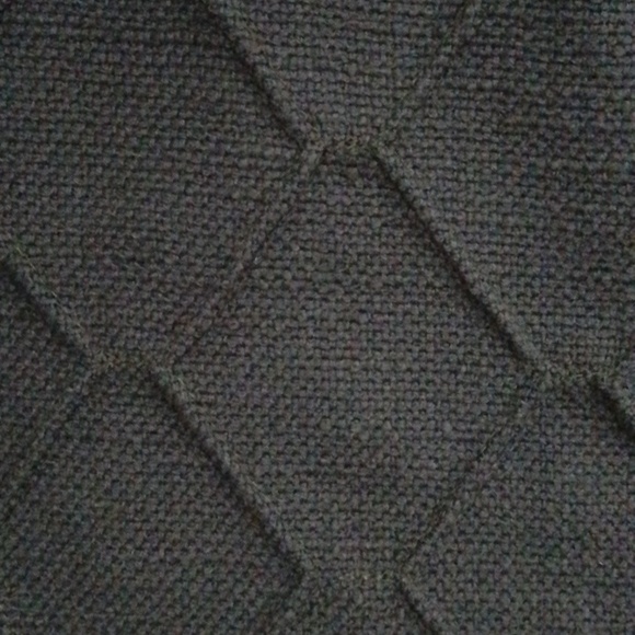 A4 Milly 4 textured diamond pattern navy mini skirt - Picture 3 of 6